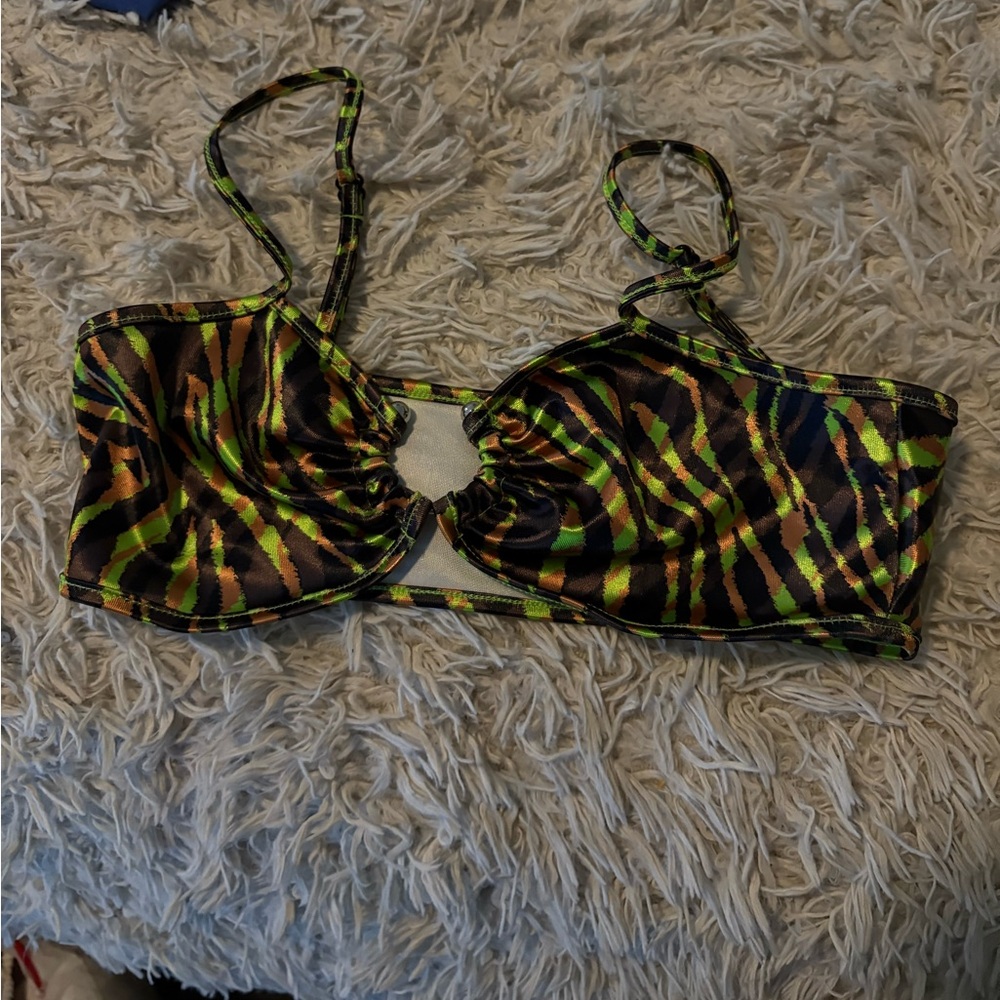 Vibrant Strappy Bikini Top
